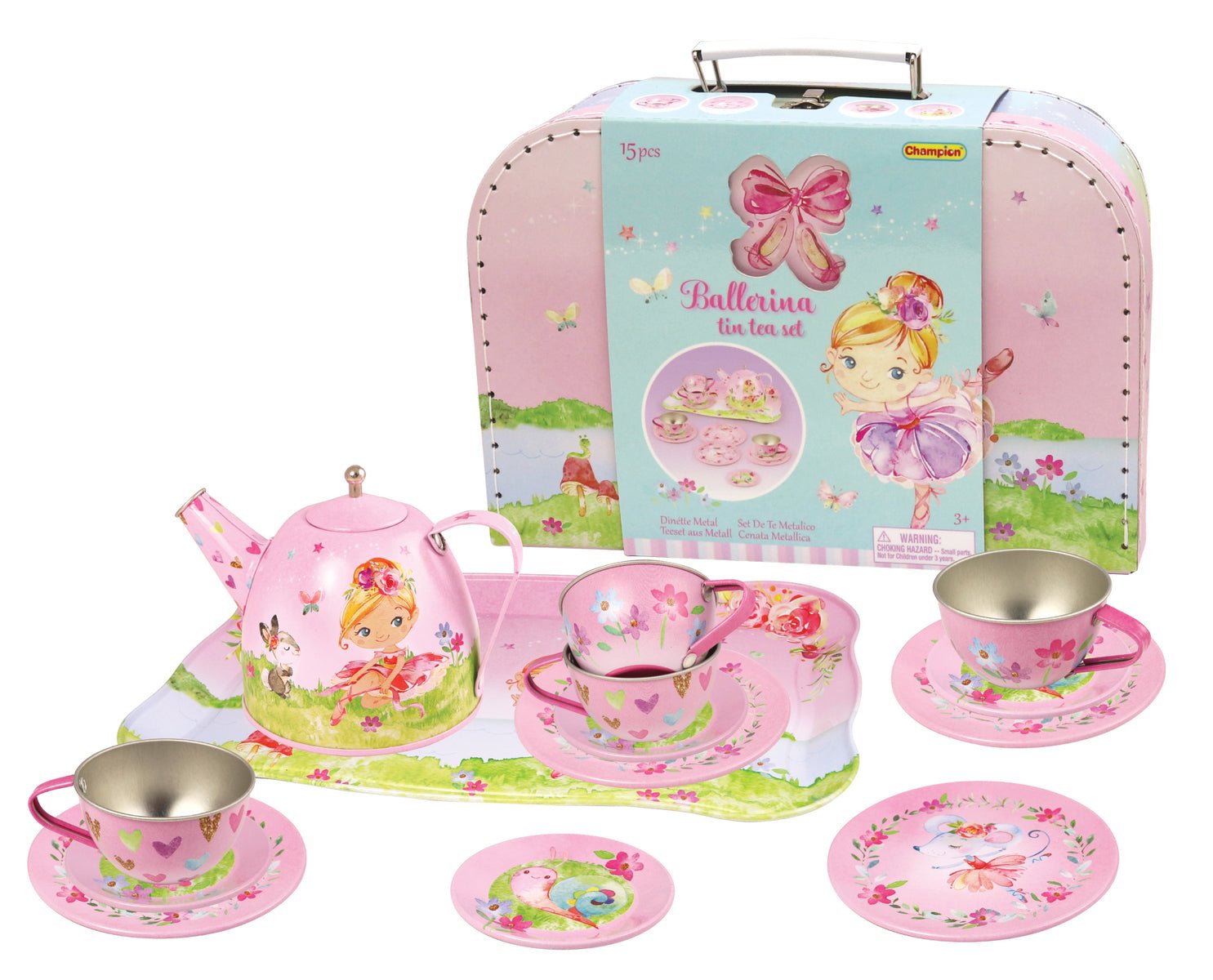 BALLERINA TIN TEA SET IN SUITCASE - Bamboo Sprout